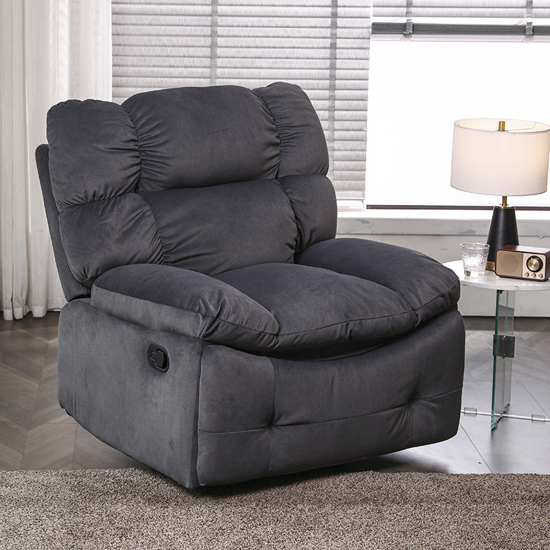 Recliner Chair,Manual/Electric Recline with Footrest, 360 Rotation & Plush Cotton Padding