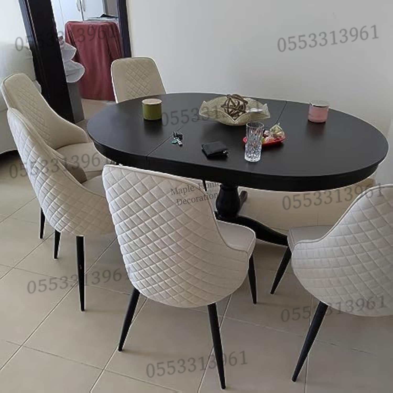 Dining Chairs Velvet Cushion Seat Chair Stainless Steel Golden Legs Dining Room Chair