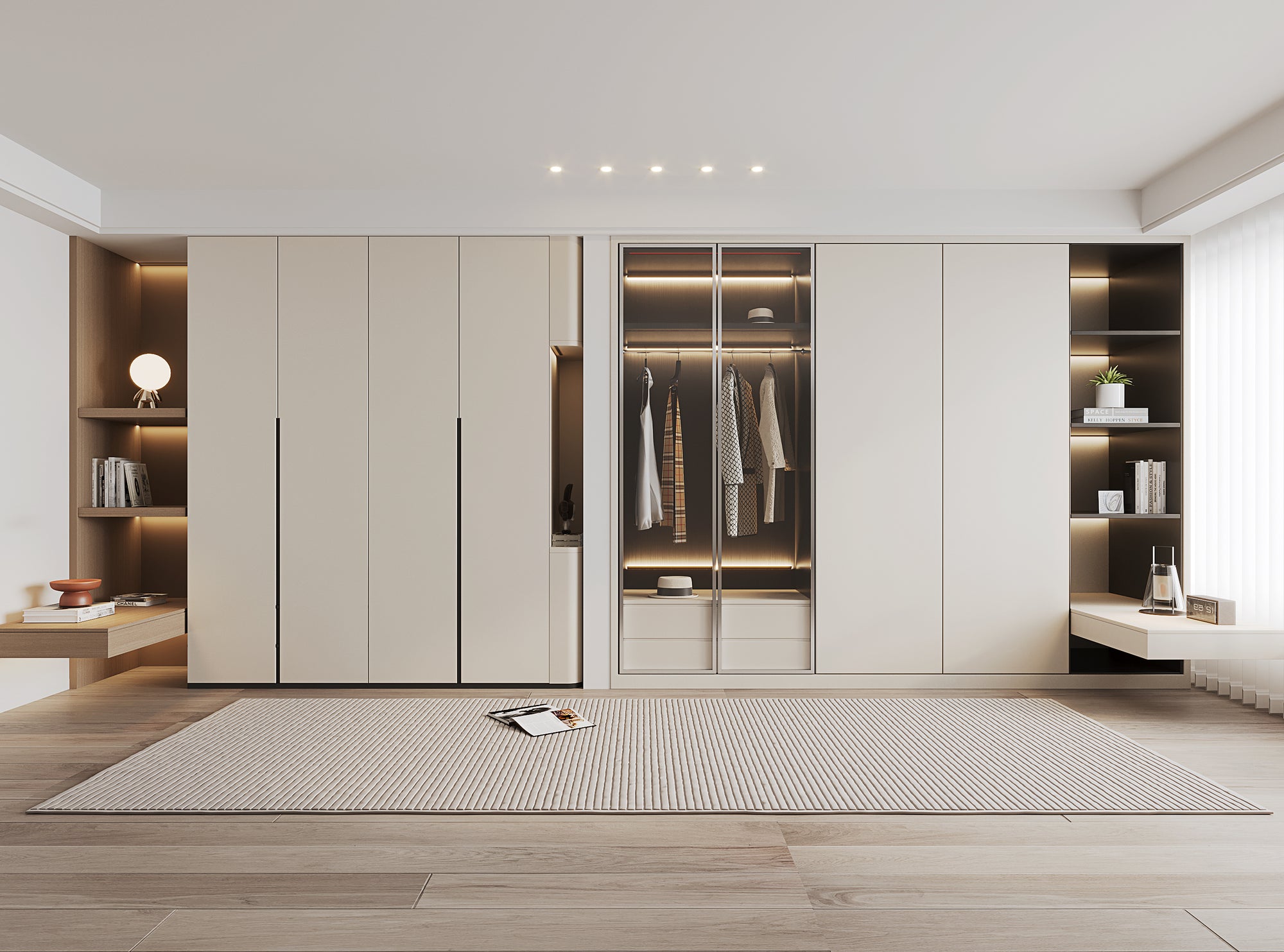Custom Wardrobe Tailored Storage Solution for Bedrooms Walk In Closets?