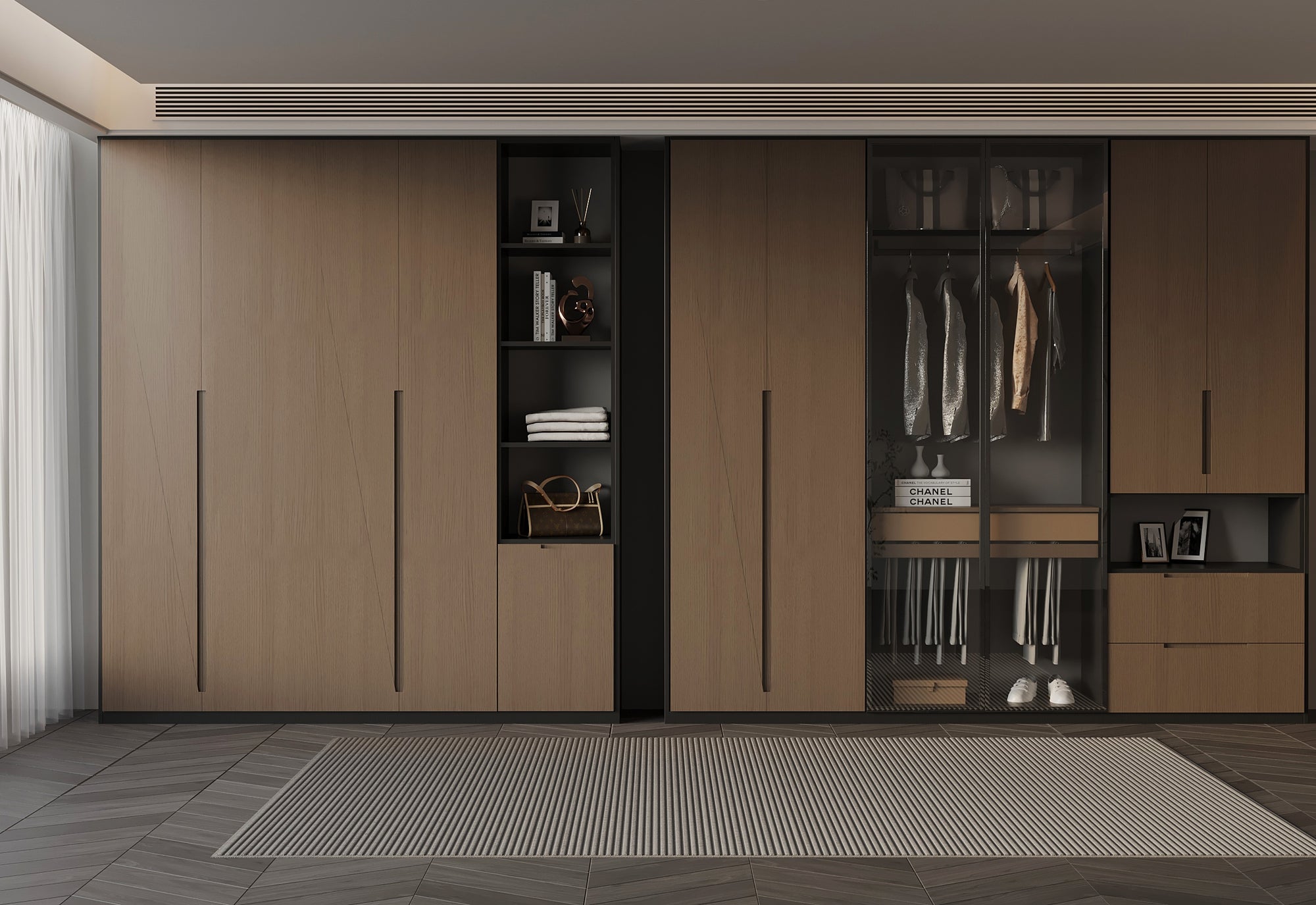 Custom Wardrobe Tailored Storage Solution for Bedrooms Walk In Closets?