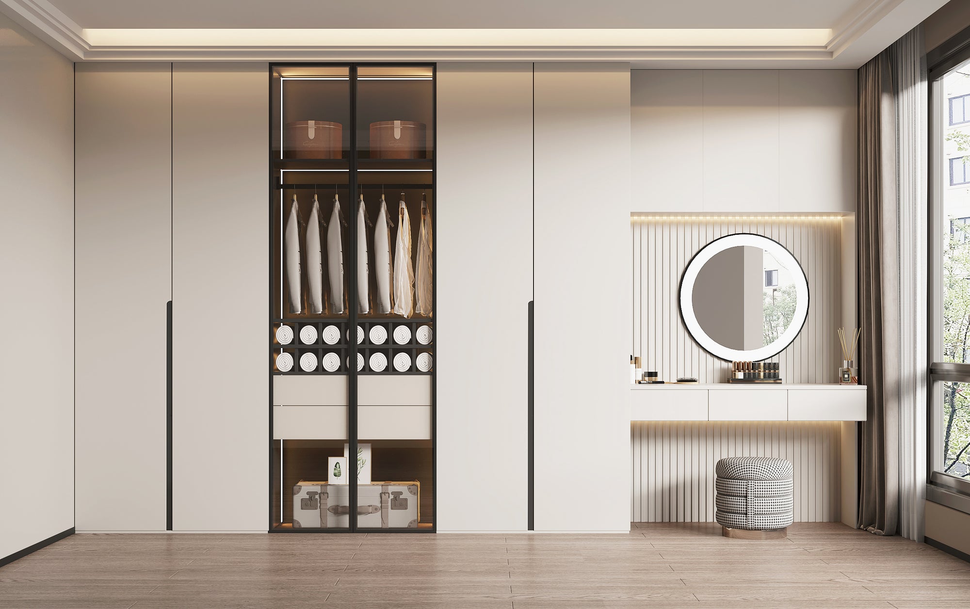 Custom Wardrobe Tailored Storage Solution for Bedrooms Walk In Closets?