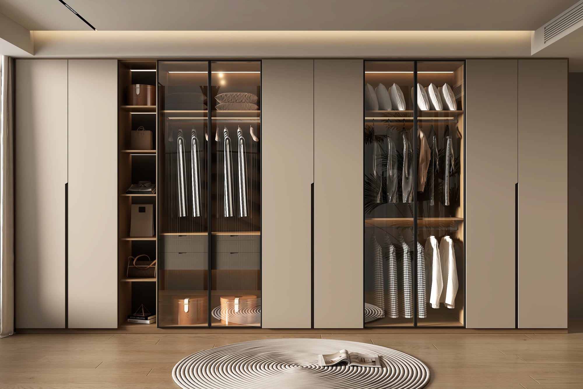 Custom Wardrobe Tailored Storage Solution for Bedrooms Walk In Closets?