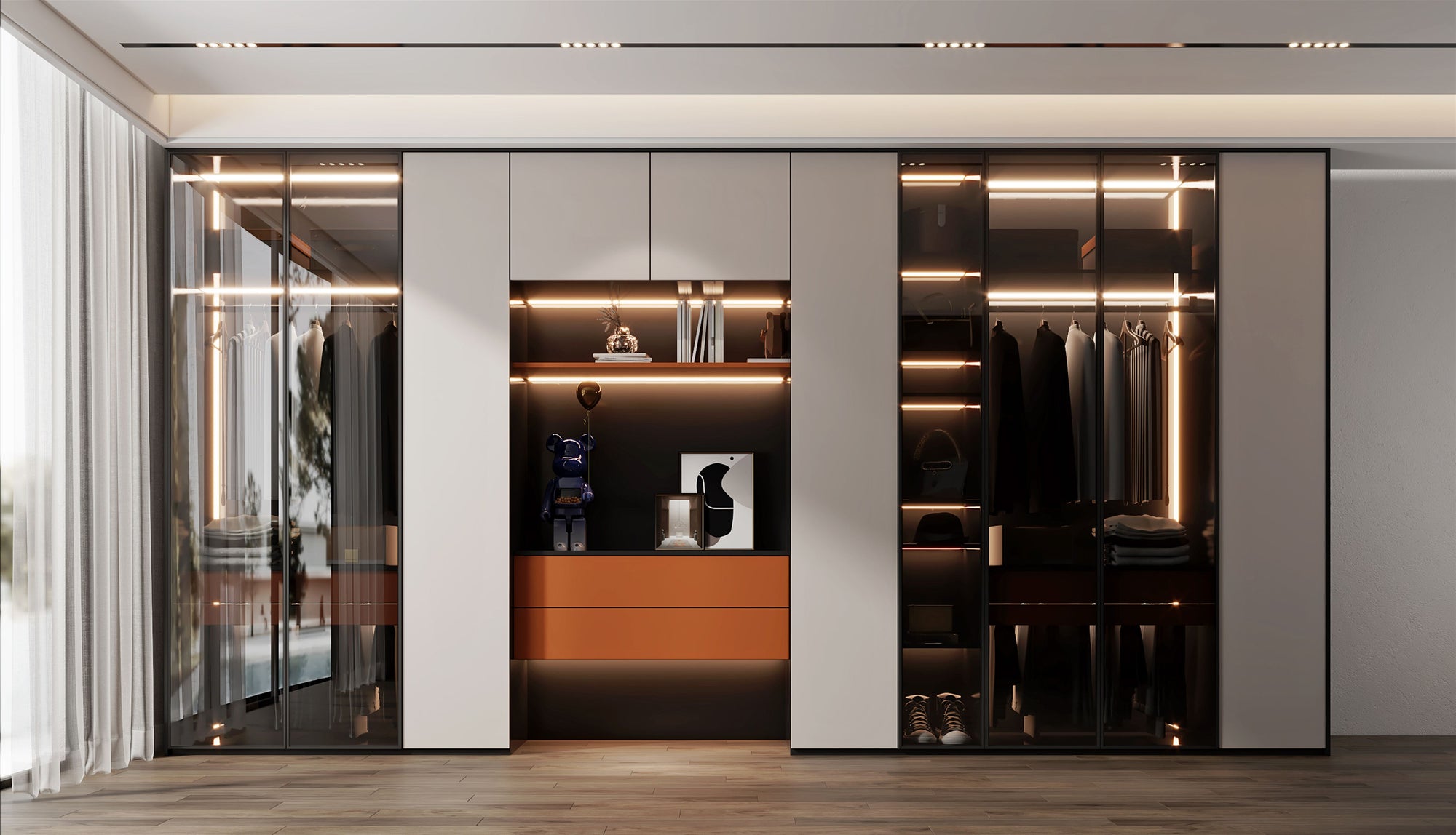 Custom Wardrobe Tailored Storage Solution for Bedrooms Walk In Closets?