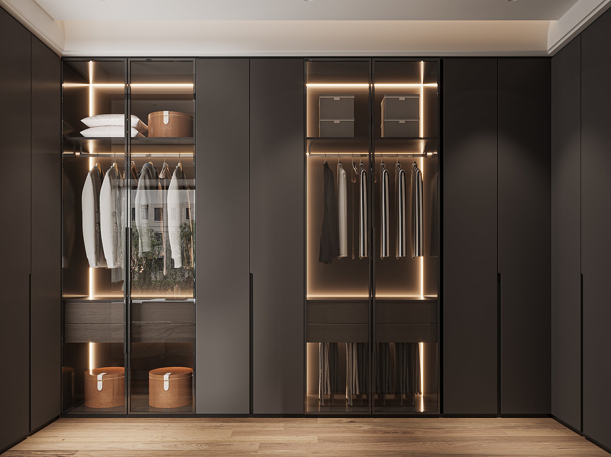 Custom Wardrobe Tailored Storage Solution for Bedrooms Walk In Closets?