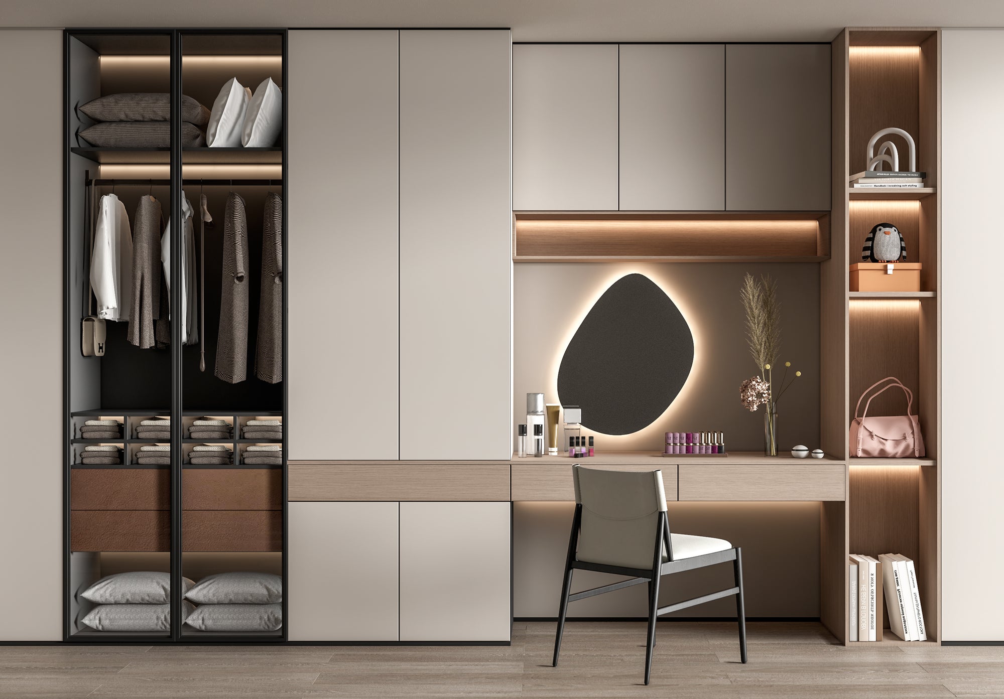 Custom Wardrobe Tailored Storage Solution for Bedrooms Walk In Closets?