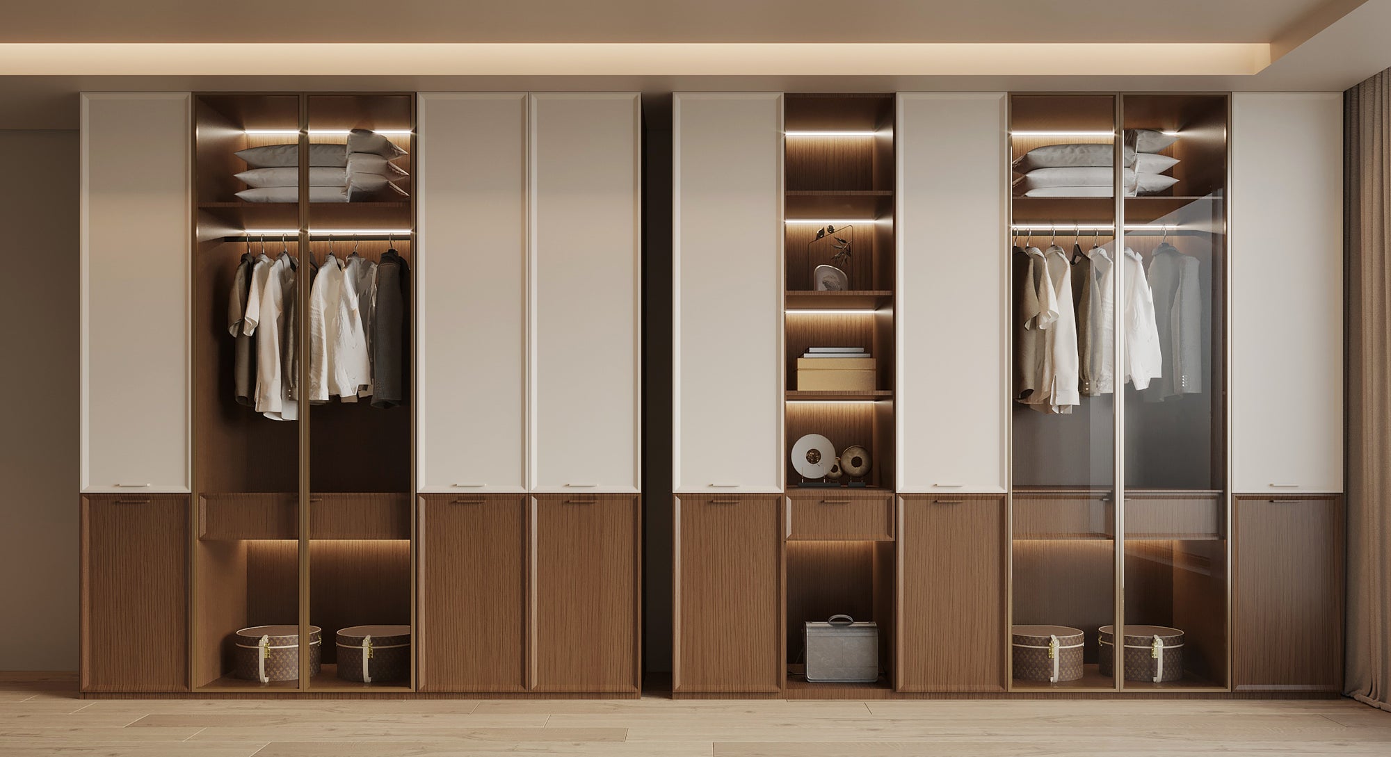 Custom Wardrobe Tailored Storage Solution for Bedrooms Walk In Closets?