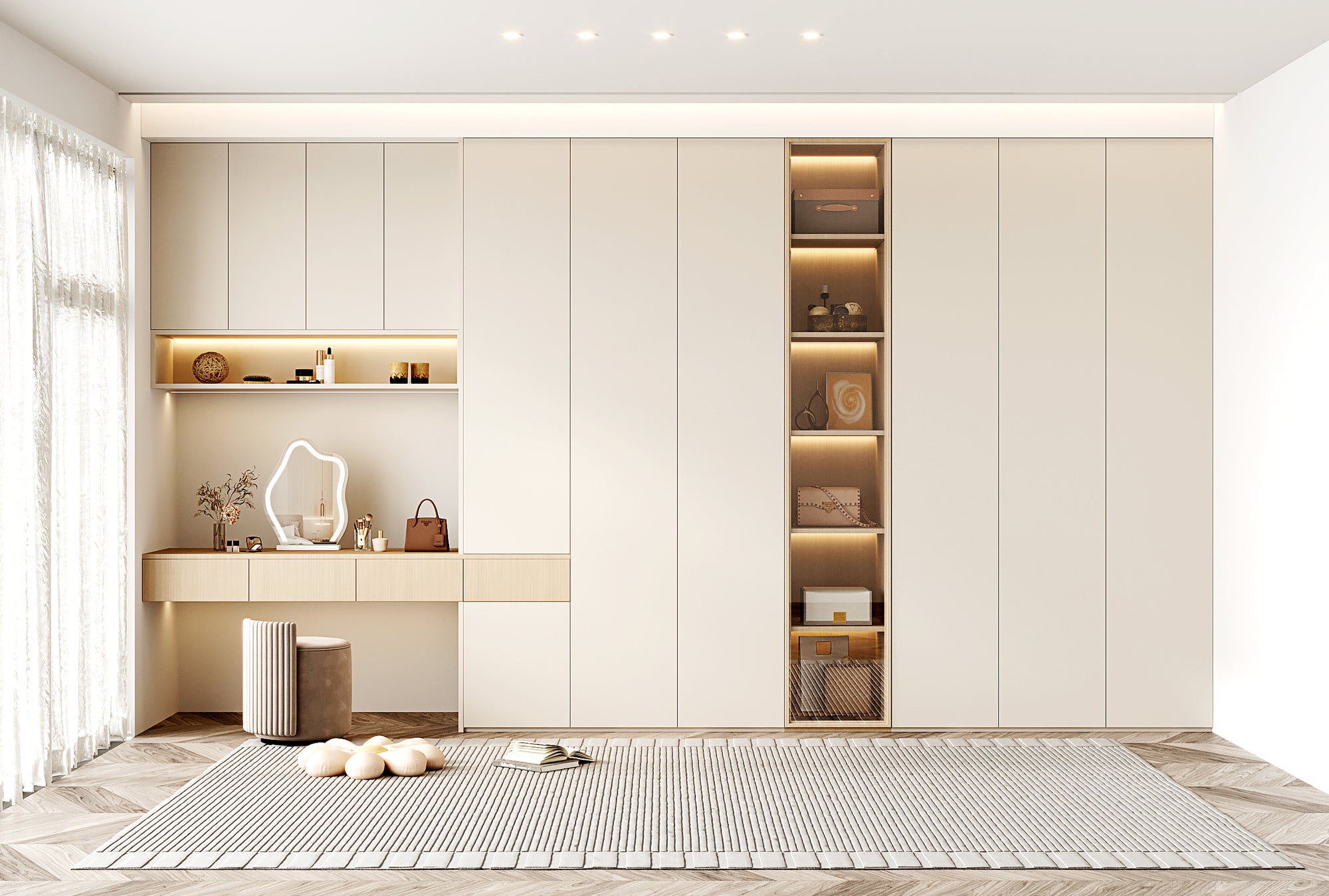Custom Wardrobe Tailored Storage Solution for Bedrooms Walk In Closets?