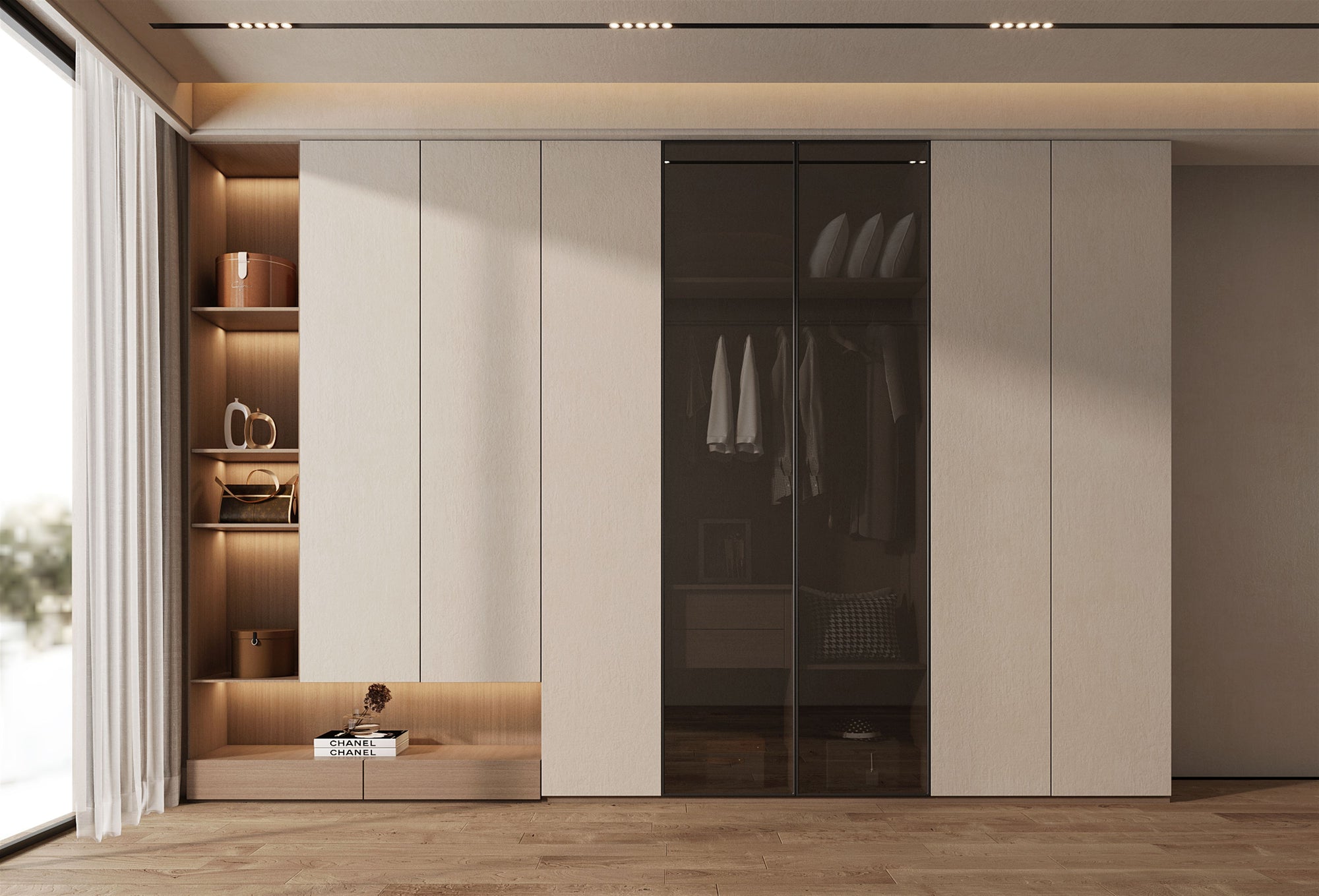 Custom Wardrobe Tailored Storage Solution for Bedrooms Walk In Closets?