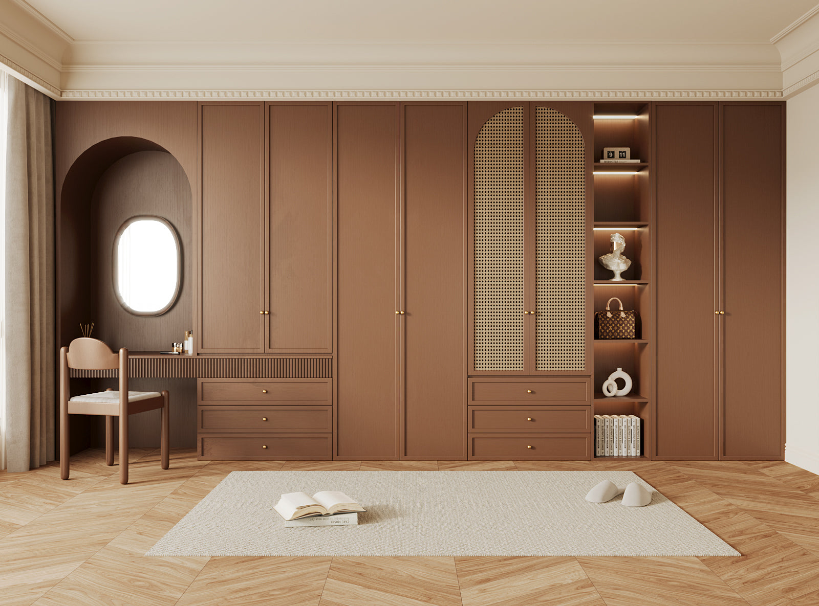 Custom Wardrobe Tailored Storage Solution for Bedrooms Walk In Closets?