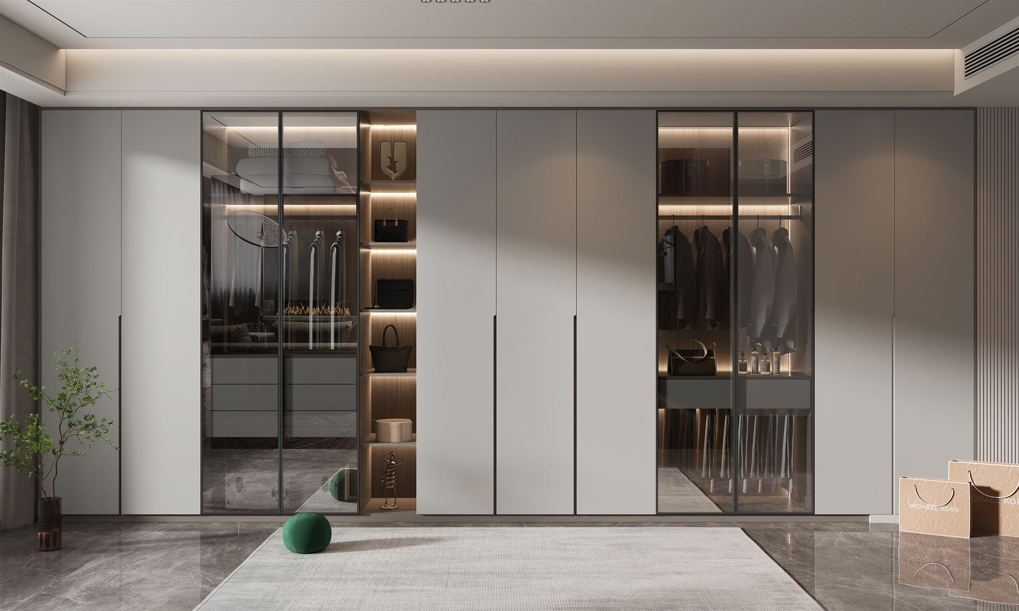 Custom Wardrobe Tailored Storage Solution for Bedrooms Walk In Closets?