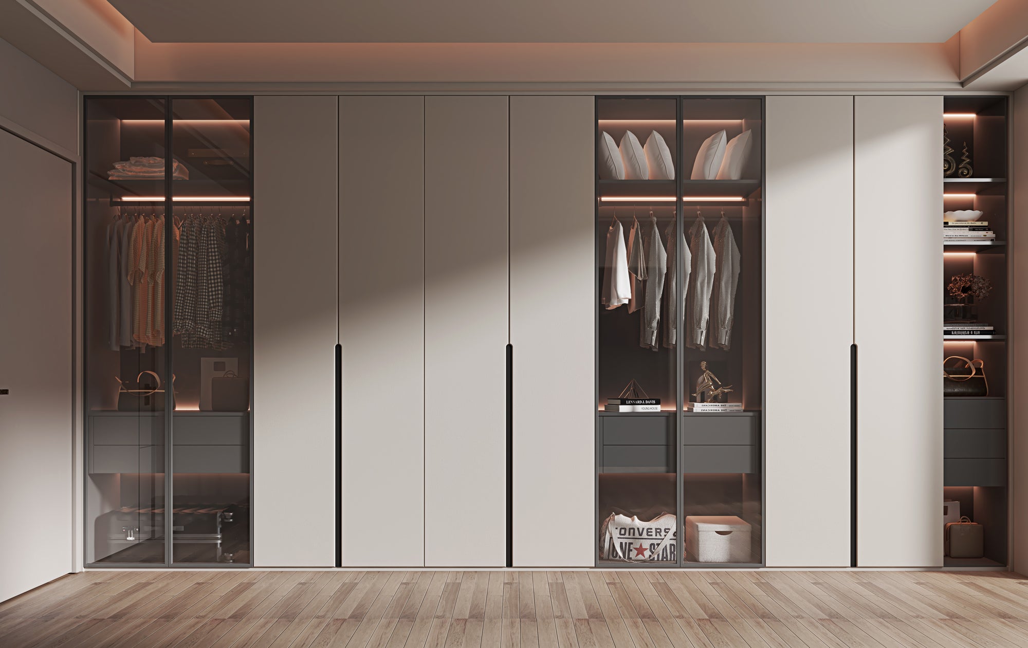 Custom Wardrobe Tailored Storage Solution for Bedrooms Walk In Closets?