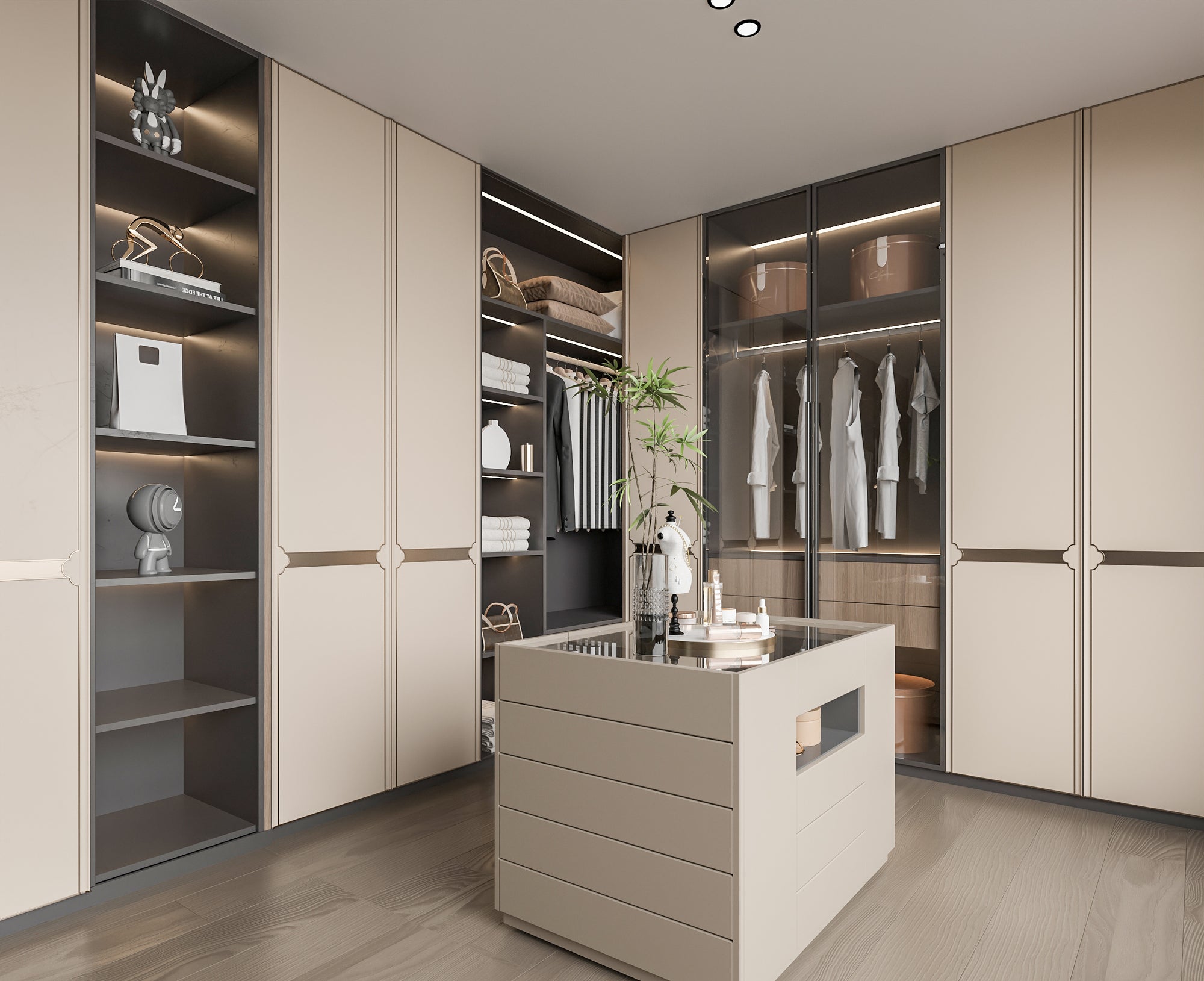 Custom Wardrobe Tailored Storage Solution for Bedrooms Walk In Closets?