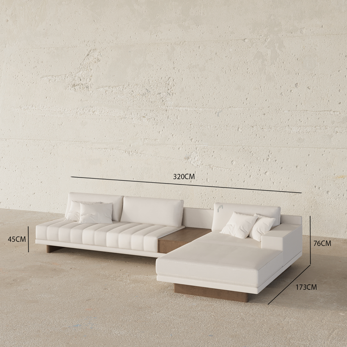 Maple Home Corner Sofa Set Custom Sizes sectional Couch