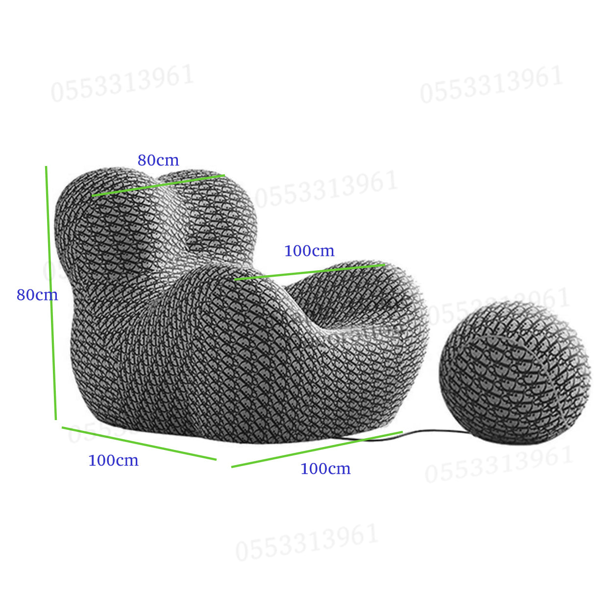 Single Chair Children Toy Leisure Seating