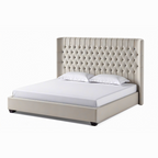MAPLE HOME DECORATION Chesterfield Upholstered Bed Frame - Custom Sizes