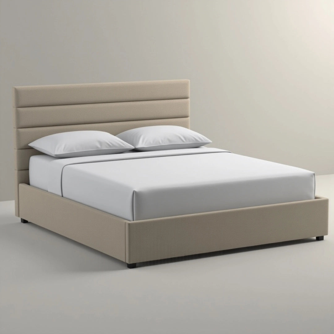 MAPLE HOME DECORATION Sleek Modern Upholstered Bed Frame - Custom Sizes