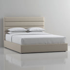 MAPLE HOME DECORATION Sleek Modern Upholstered Bed Frame - Custom Sizes