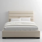 MAPLE HOME DECORATION Sleek Modern Upholstered Bed Frame - Custom Sizes