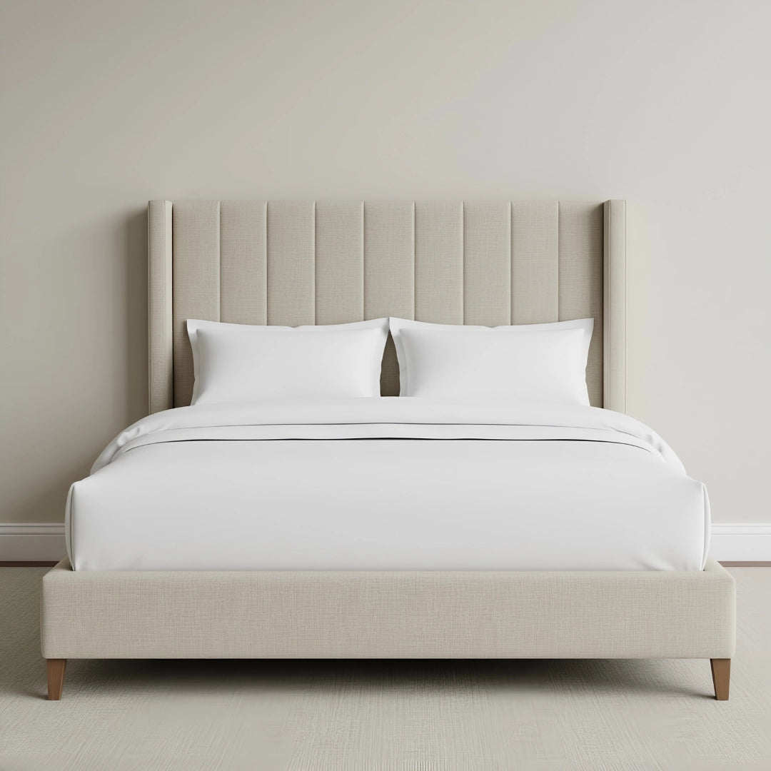 MAPLE HOME DECORATION Naveda Upholstered Bed Frame - Custom Sizes