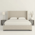 MAPLE HOME DECORATION Ocean Upholstered Bed Frame - Custom Sizes