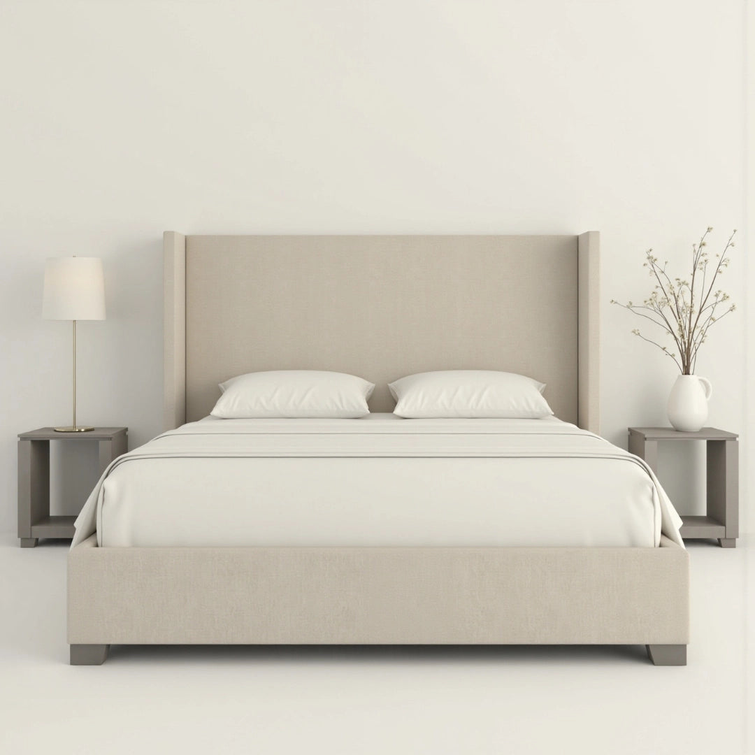 MAPLE HOME DECORATION Ocean Upholstered Bed Frame - Custom Sizes