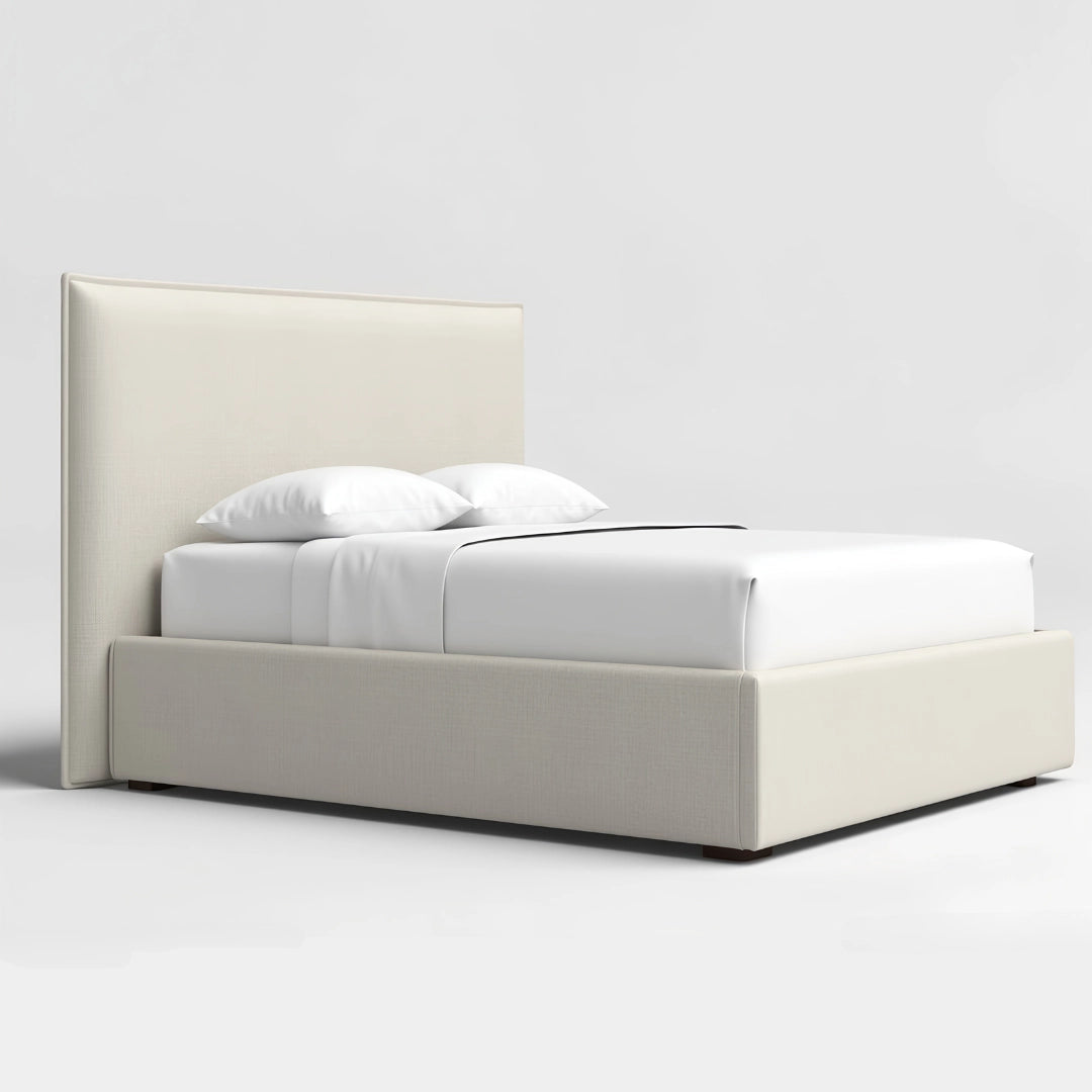 MAPLE HOME DECORATION Boucle Upholstered Bed Frame - Custom Sizes
