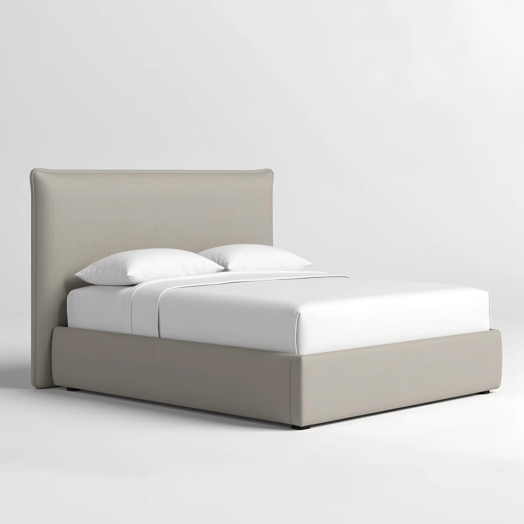 MAPLE HOME DECORATION Boucle Upholstered Bed Frame - Custom Sizes