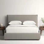 MAPLE HOME DECORATION Boucle Upholstered Bed Frame - Custom Sizes
