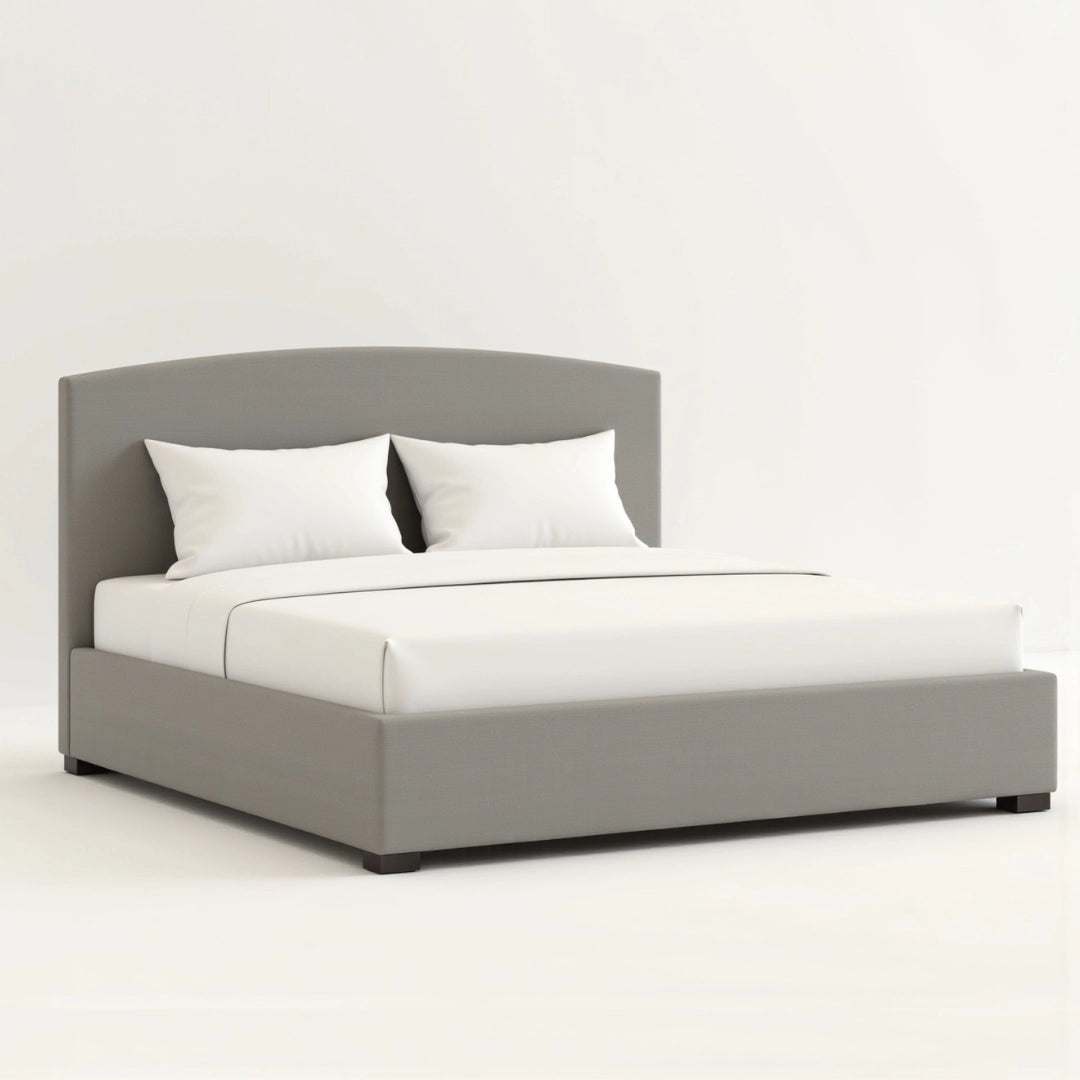 MAPLE HOME DECORATION Boston Curved Upholstered Bed Frame - Custom Sizes