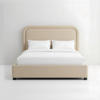 MAPLE HOME DECORATION Dune Structured Upholstered Bed Frame - Custom Sizes