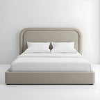 MAPLE HOME DECORATION Dune Structured Upholstered Bed Frame - Custom Sizes