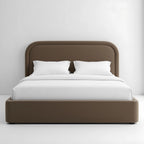 MAPLE HOME DECORATION Dune Structured Upholstered Bed Frame - Custom Sizes