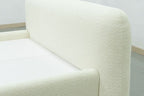 MAPLE HOME DECORATION Chunky Boucle Upholstered Bed Frame - Custom Sizes