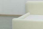 MAPLE HOME DECORATION Chunky Boucle Upholstered Bed Frame - Custom Sizes