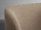 MAPLE HOME DECORATION Curved Headboard Upholstered Bed - Custom Sizes