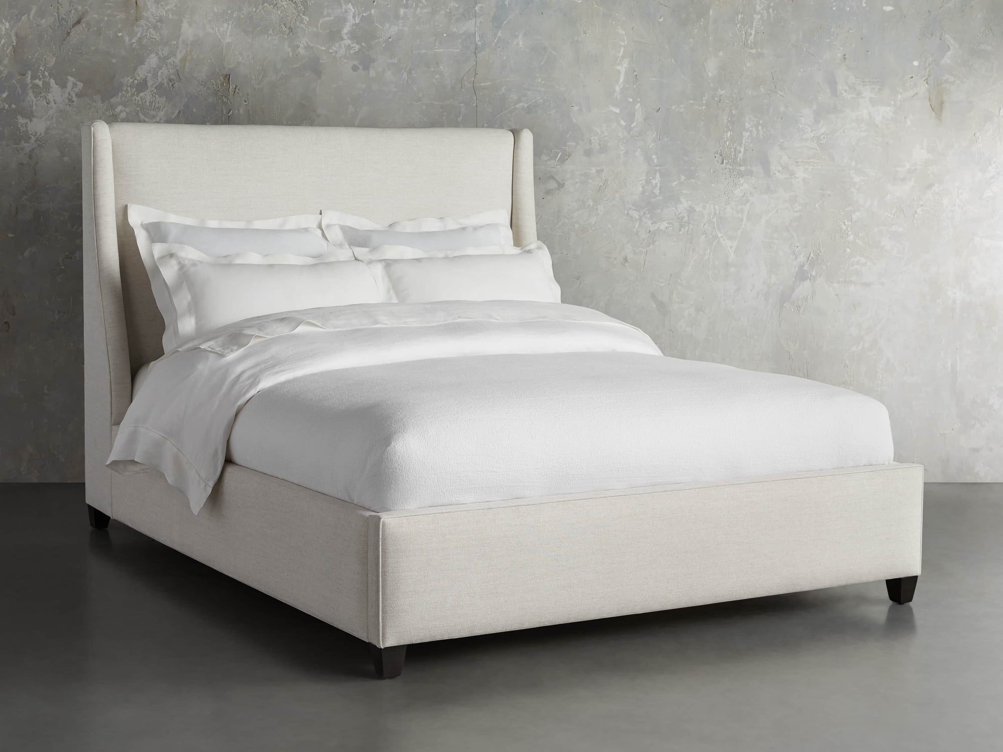 MAPLE HOME DECORATION Upholstered Platform Bed - Custom Sizes