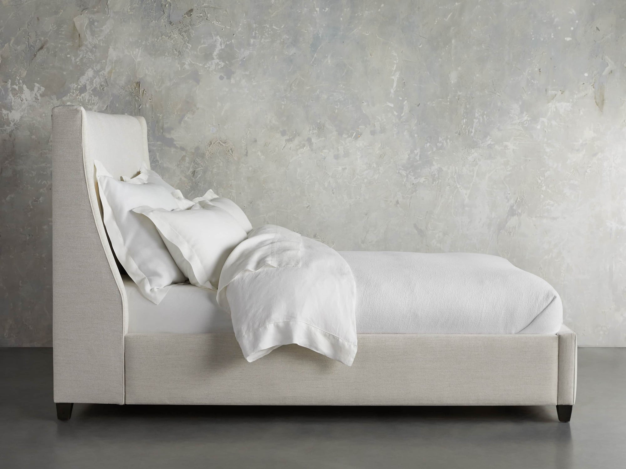 MAPLE HOME DECORATION Upholstered Platform Bed - Custom Sizes