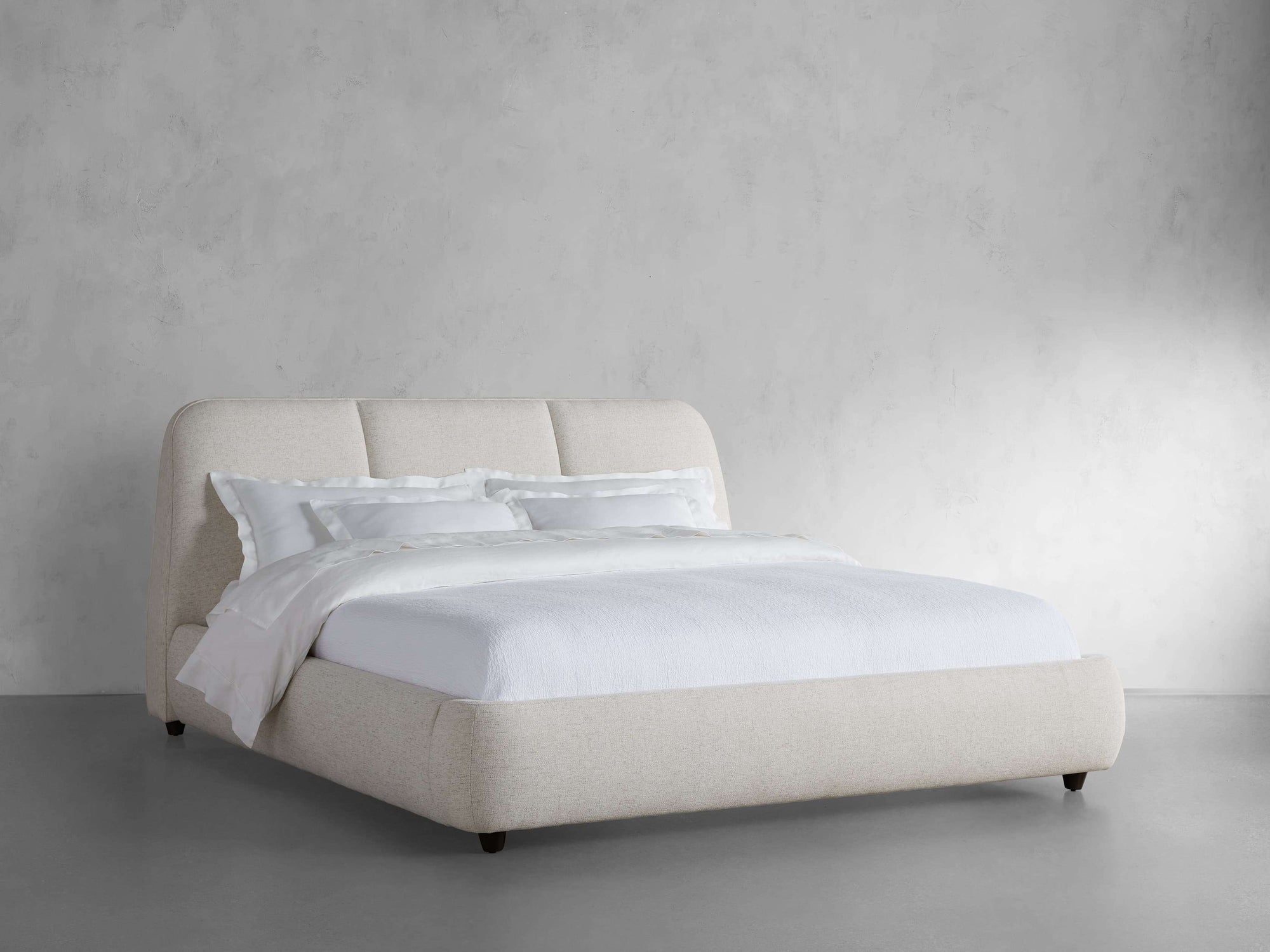 MAPLE HOME DECORATION Minimalist Upholstered Bed - Custom Sizes