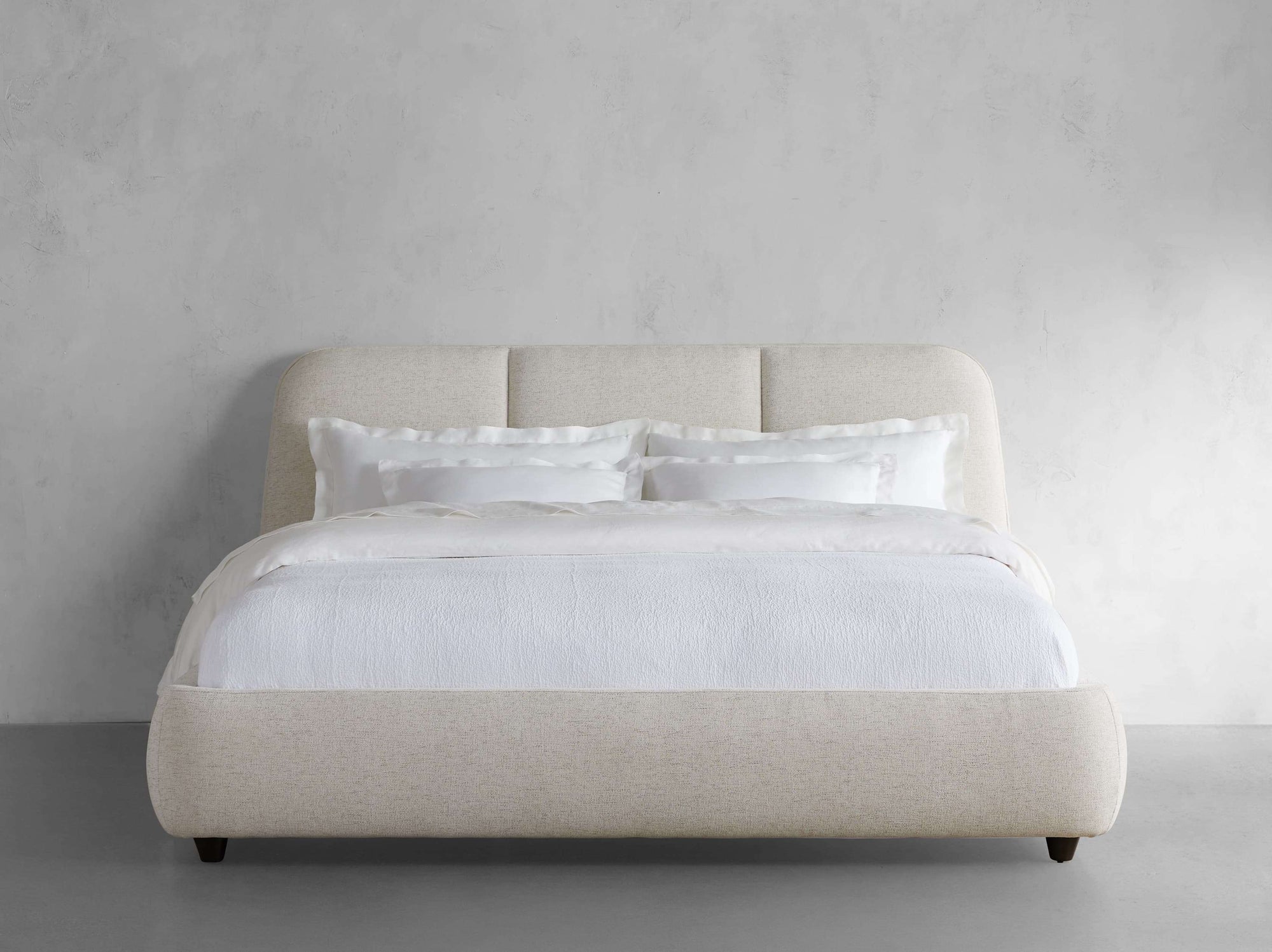 MAPLE HOME DECORATION Minimalist Upholstered Bed - Custom Sizes