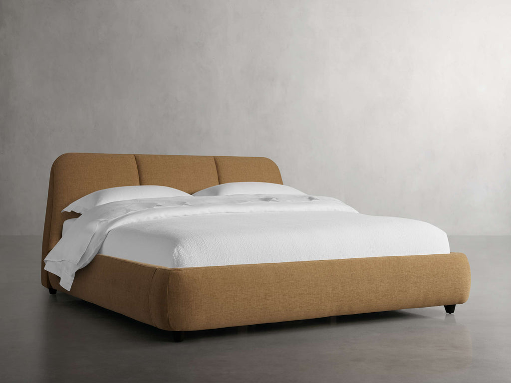 MAPLE HOME DECORATION Minimalist Upholstered Bed - Custom Sizes
