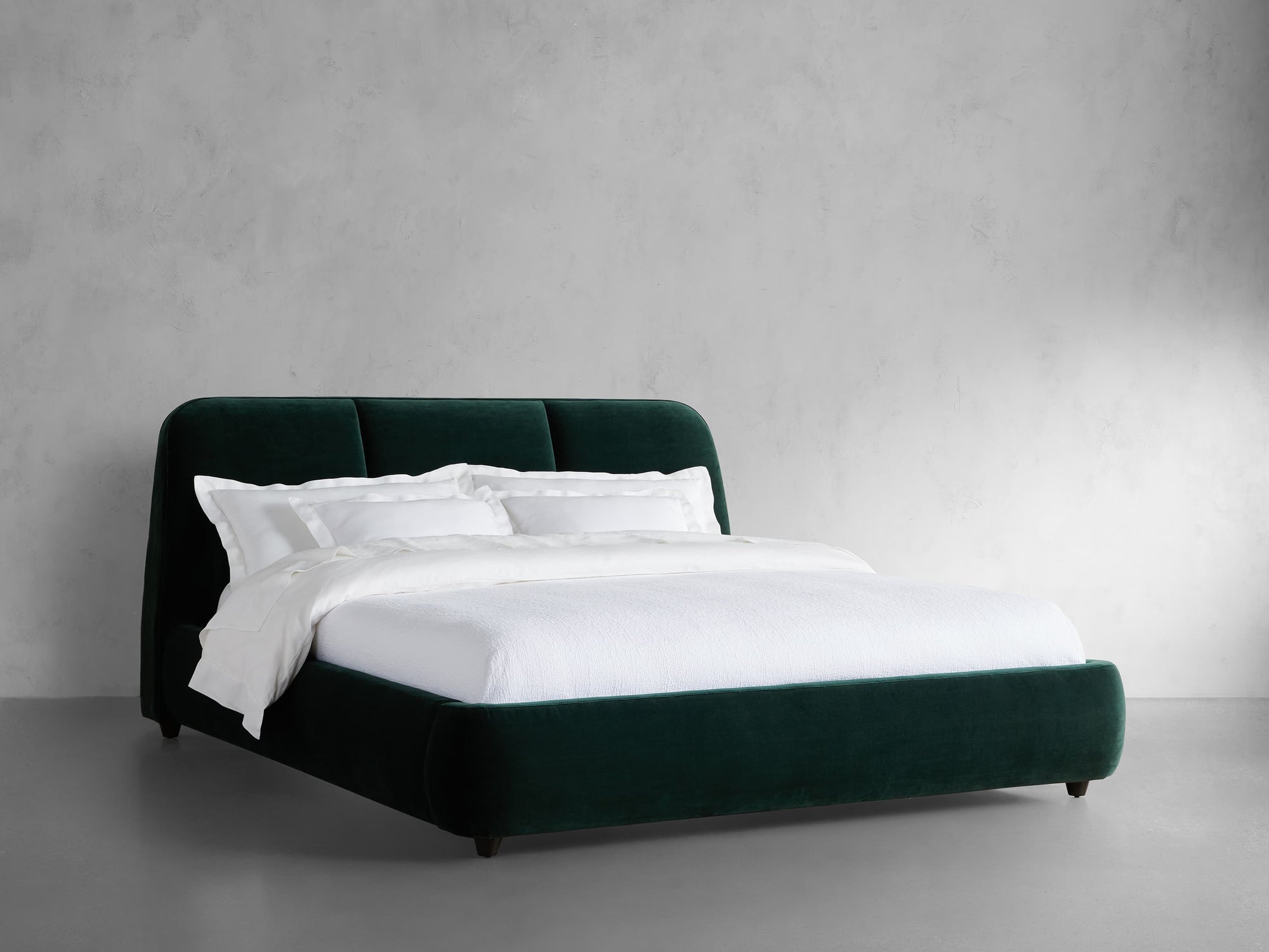 MAPLE HOME DECORATION Minimalist Upholstered Bed - Custom Sizes