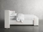 MAPLE HOME DECORATION Extended Headboard Upholstered Bed - Custom Sizes