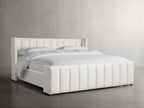 MAPLE HOME DECORATION Channel-Stitched Bed with High Footboard - Custom Sizes