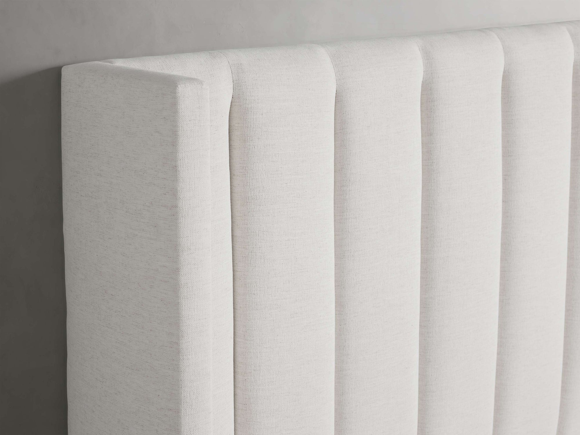 MAPLE HOME DECORATION Channel-Stitched Bed with High Footboard - Custom Sizes