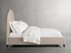 MAPLE HOME DECORATION Scalloped Upholstered Bed - Custom Sizes