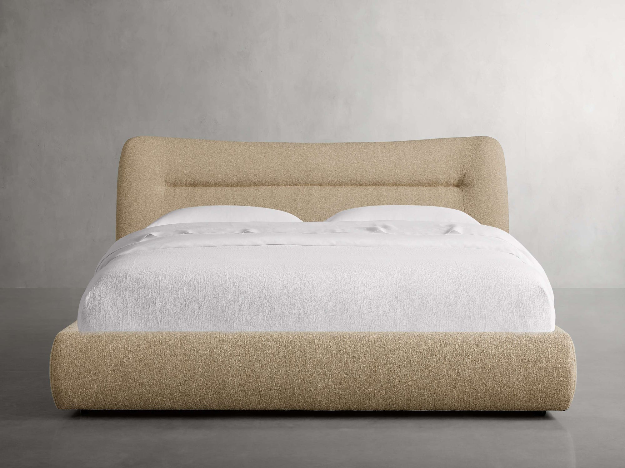 MAPLE HOME DECORATION Low Profile Upholstered Bed - Custom Sizes