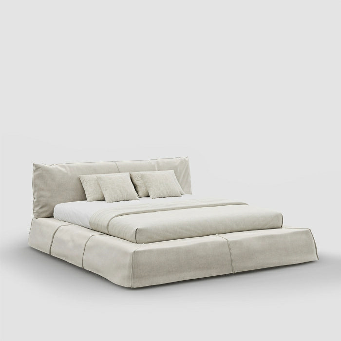 MAPLE HOME DECORATION Upholstered Storage Bed with Removable Cover - Custom Sizes