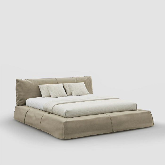 MAPLE HOME DECORATION Upholstered Storage Bed with Removable Cover - Custom Sizes