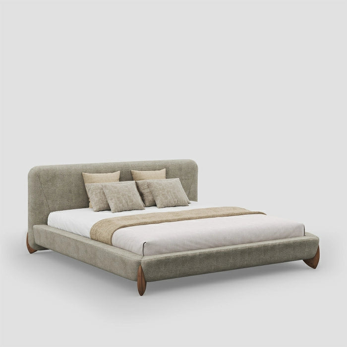MAPLE HOME DECORATION Fully Upholstered King Bed - Custom Sizes