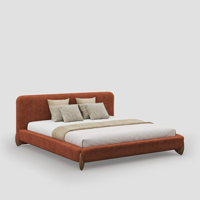 MAPLE HOME DECORATION Fully Upholstered King Bed - Custom Sizes